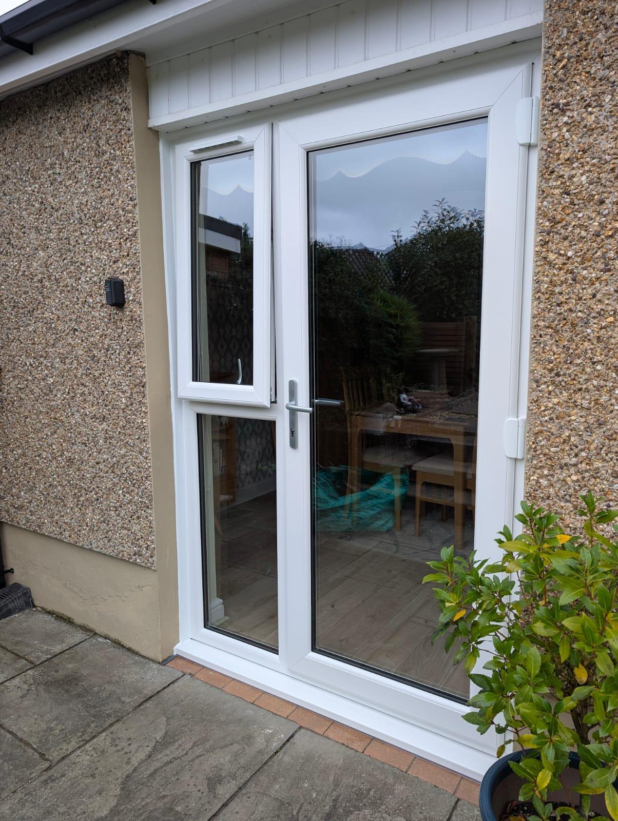 uPVC Patio & French Doors installation by Essential Glazing Products