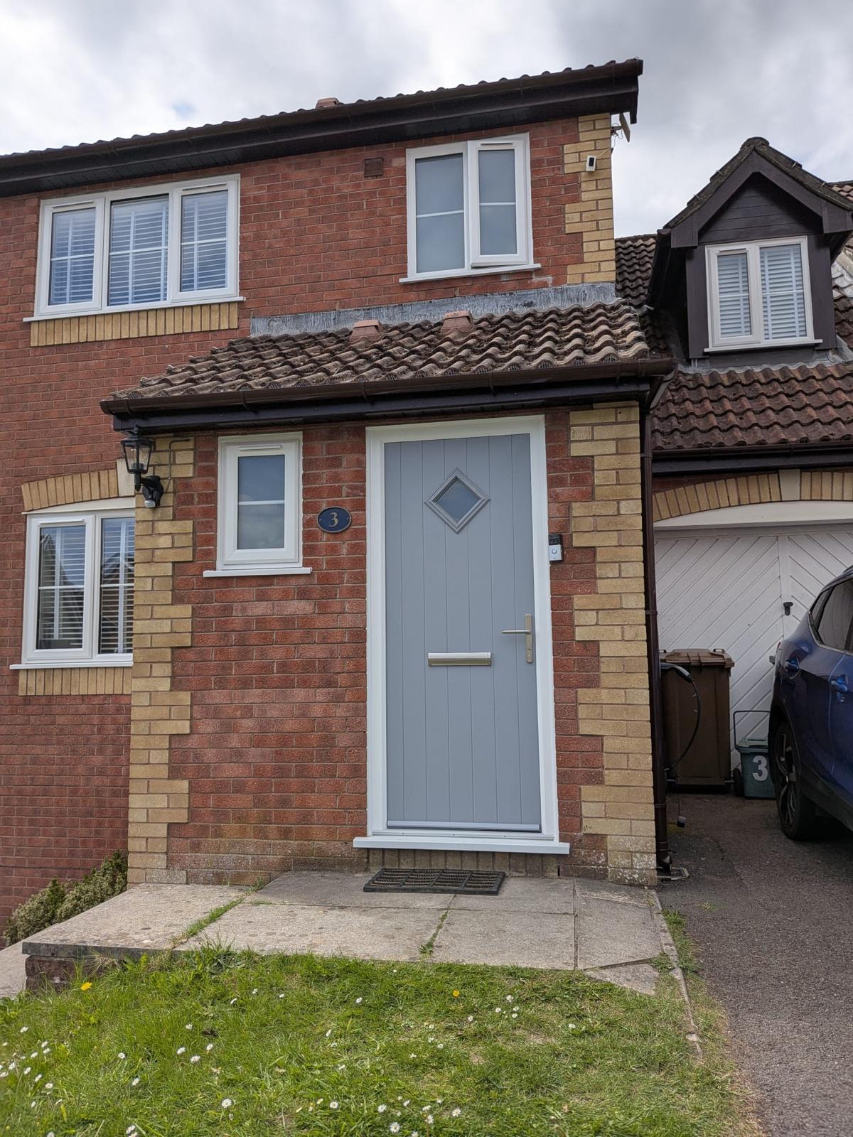 Composite Doors installation by Essential Glazing Products