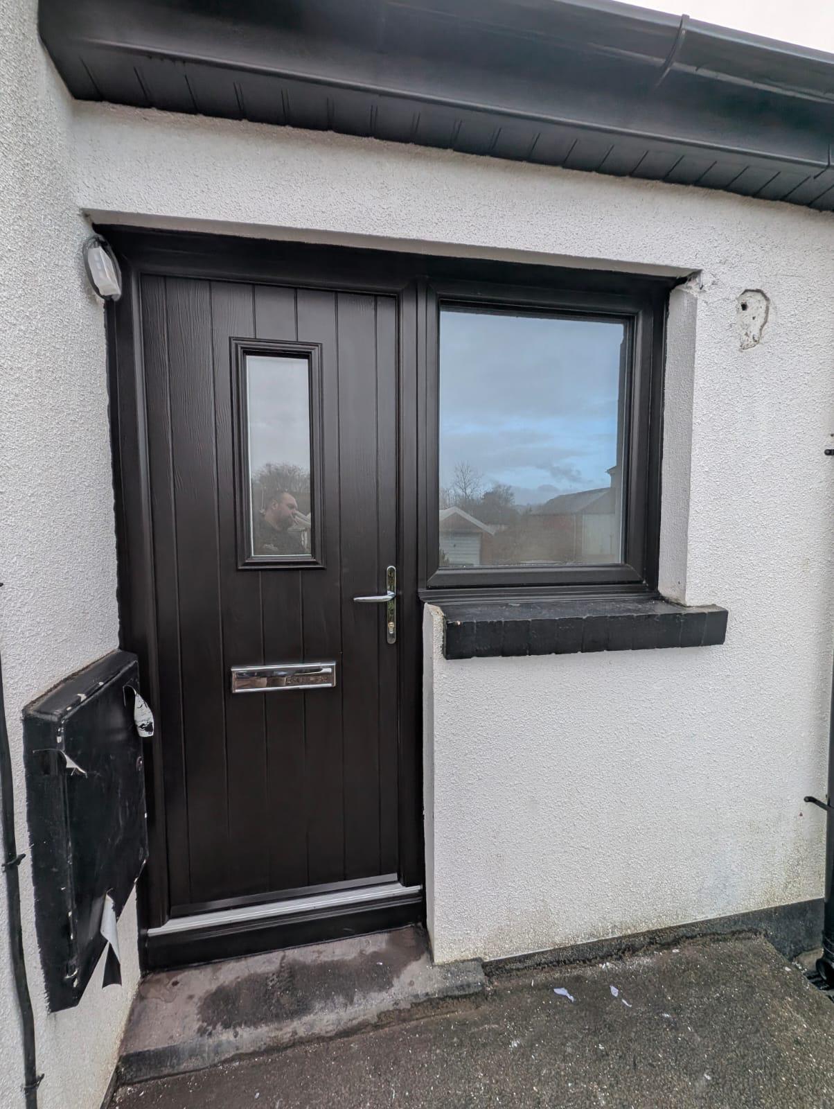 Composite Doors installation by Essential Glazing Products