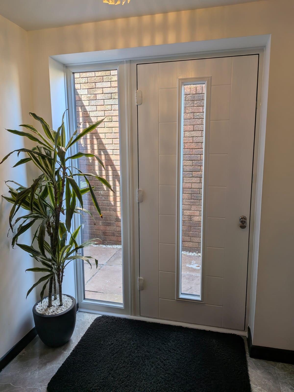 Composite Doors installation by Essential Glazing Products