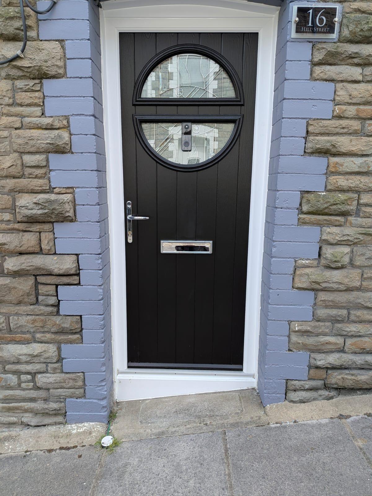 Composite Doors installation by Essential Glazing Products