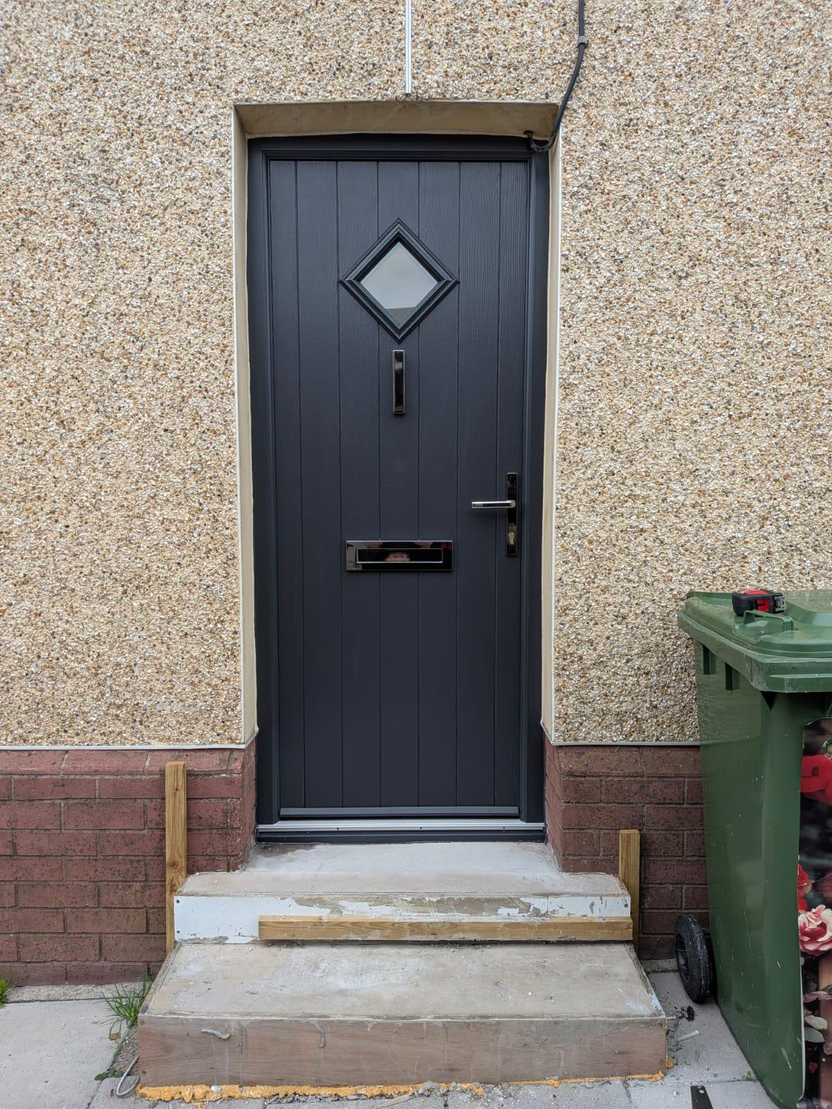 Composite Doors installation by Essential Glazing Products