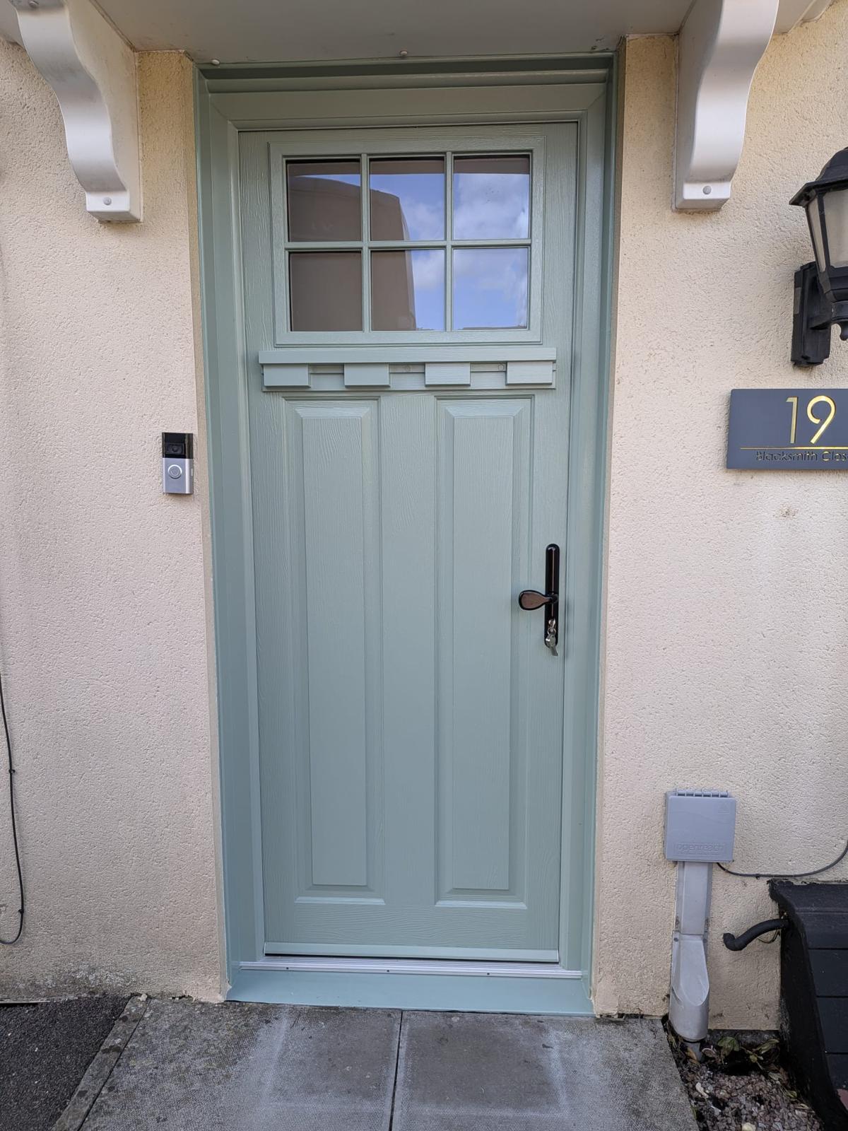 Composite Doors installation by Essential Glazing Products