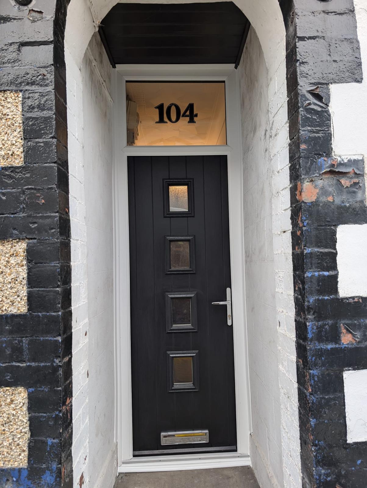 Composite Doors installation by Essential Glazing Products