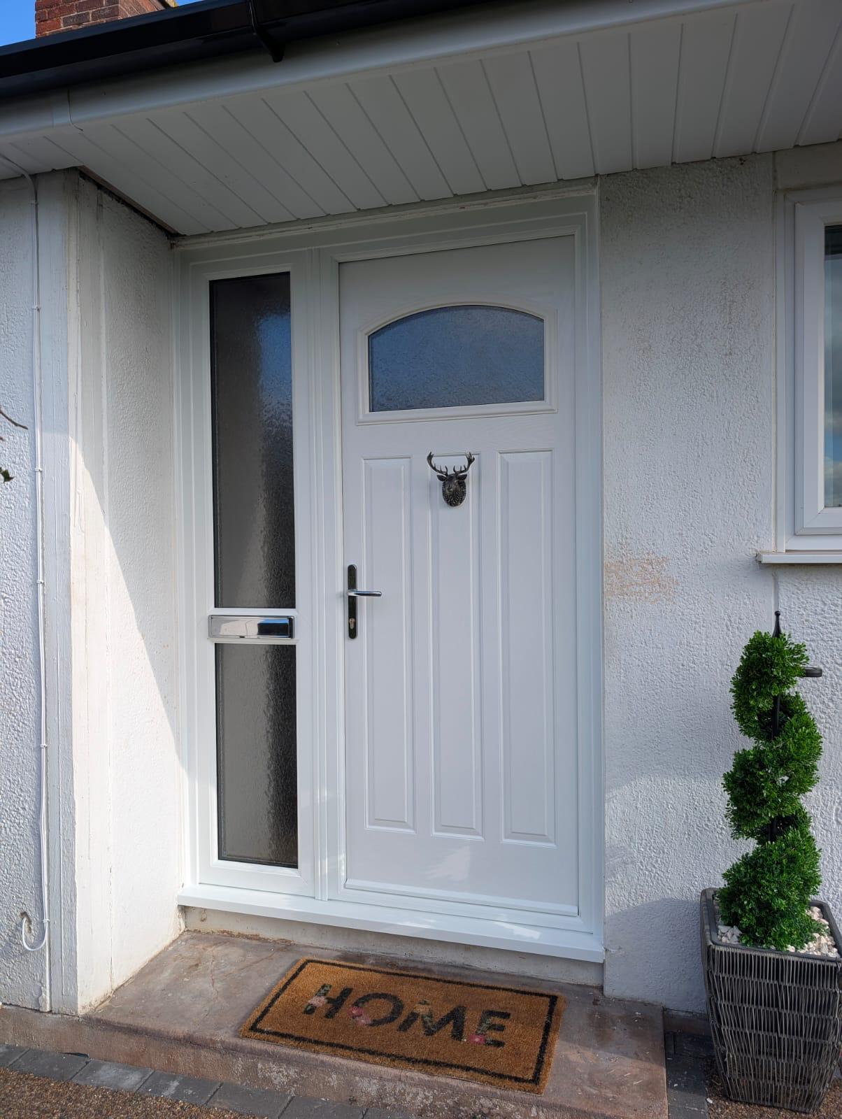 Composite Doors installation by Essential Glazing Products