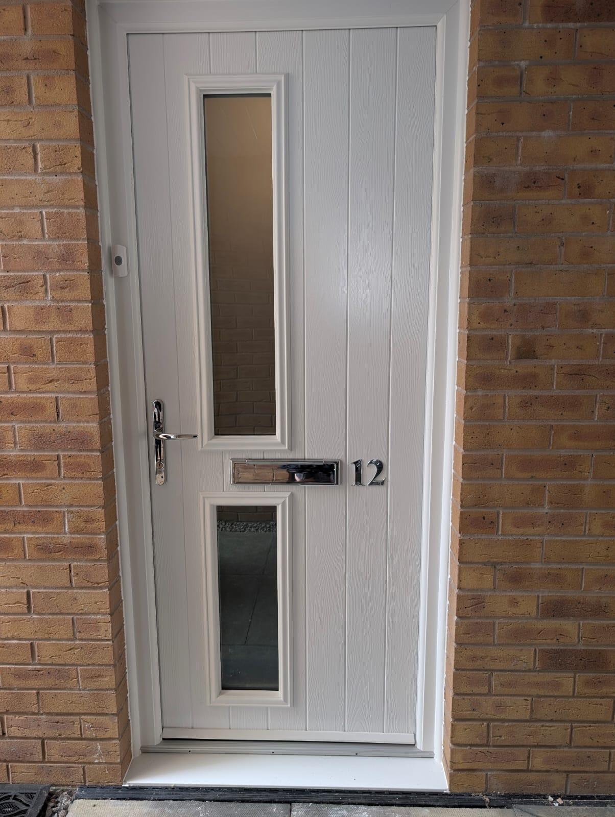 Composite Doors installation by Essential Glazing Products
