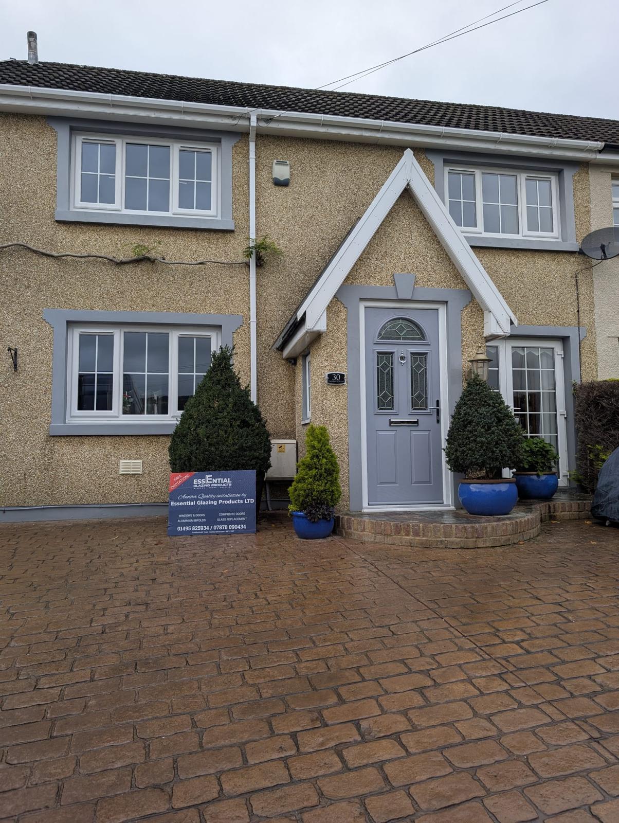 Composite Doors installation by Essential Glazing Products