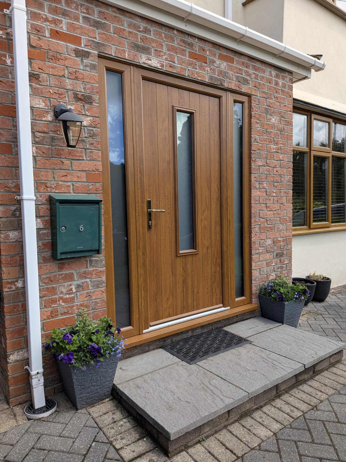 Composite Doors installation by Essential Glazing Products
