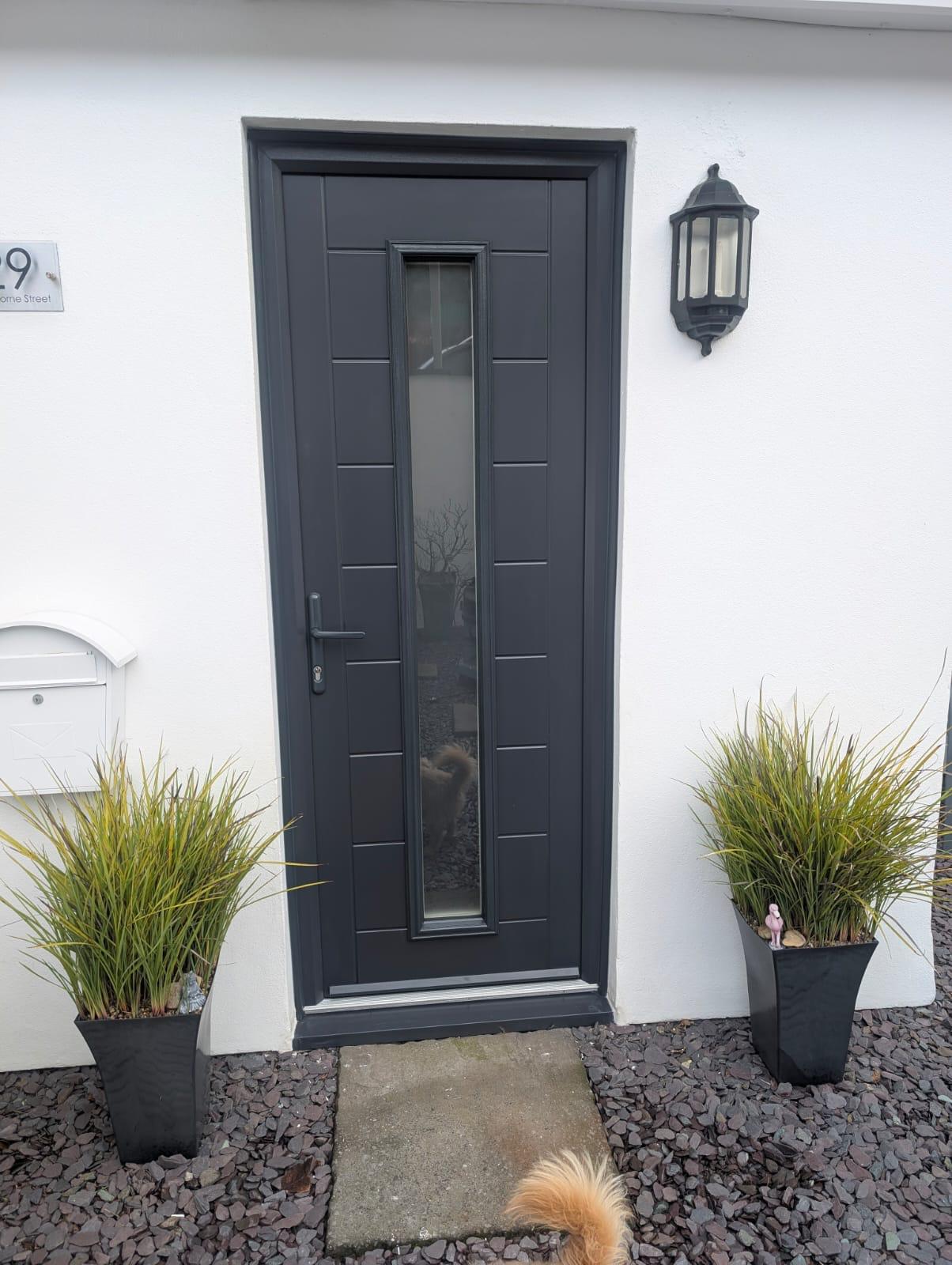 Composite Doors installation by Essential Glazing Products