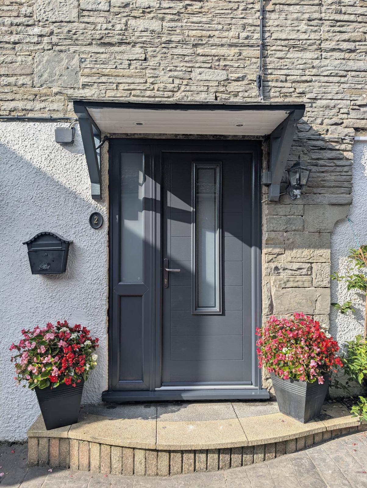 Composite Doors installation by Essential Glazing Products
