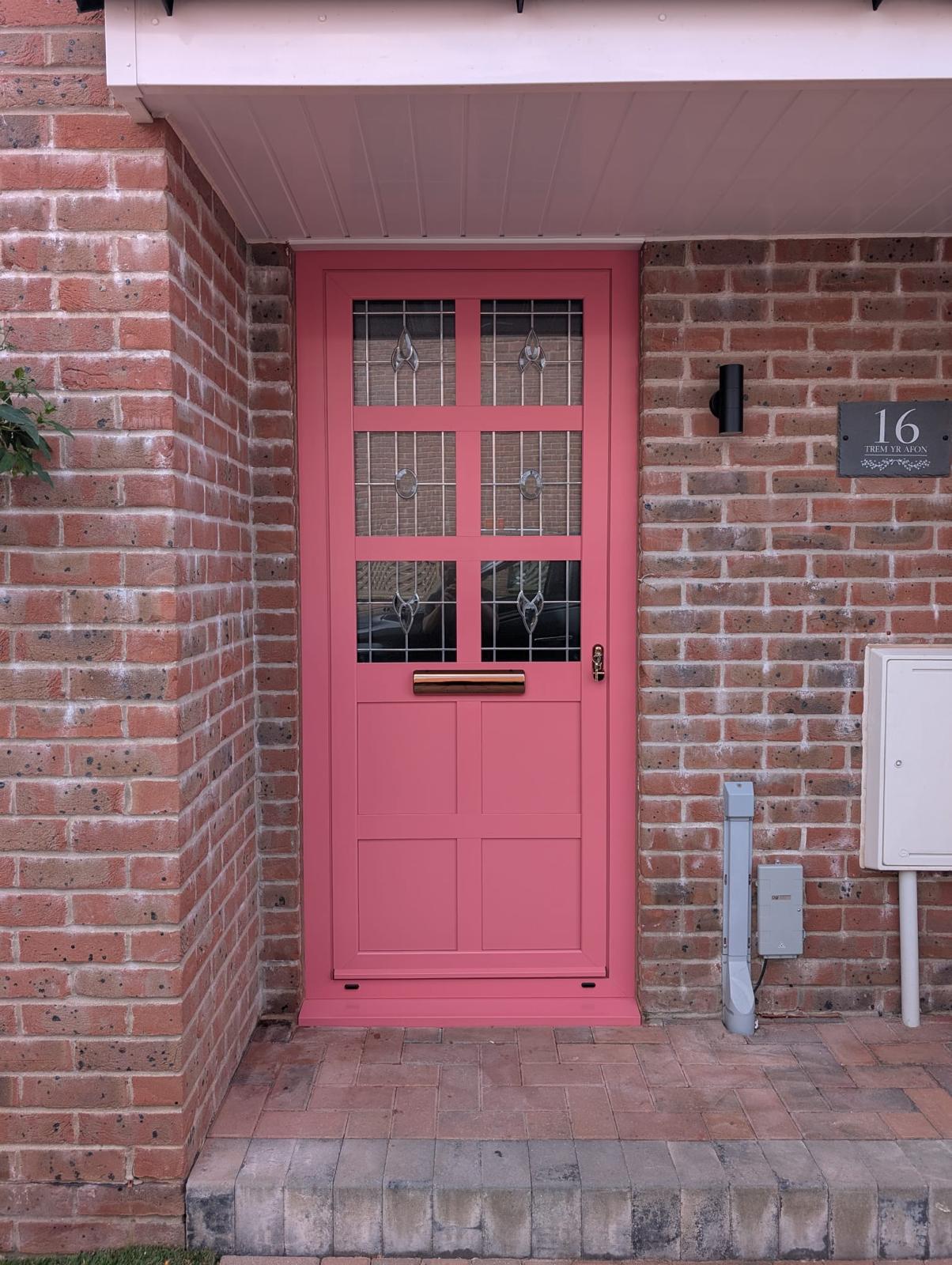 Composite Doors installation by Essential Glazing Products