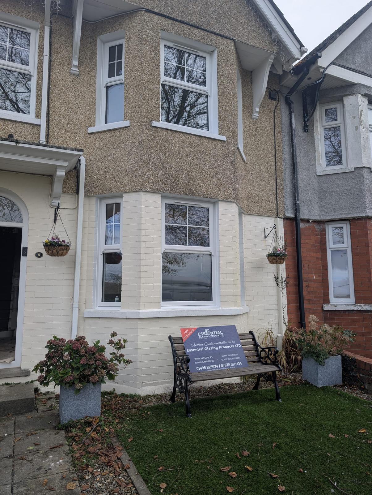 Energy-efficient uPVC double-glazed window with warm-edge spacers